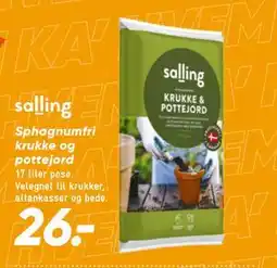 Bilka Sphagnumfri krukke og pottejord tilbud