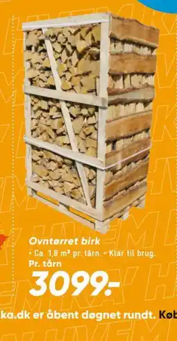 Bilka Ovntørret birk tilbud