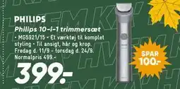 Bilka Philips 10-i-1 trimmersæt tilbud