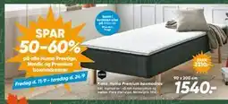 Bilka Huma Prestige, Nordic og Premium boxmadrasser tilbud