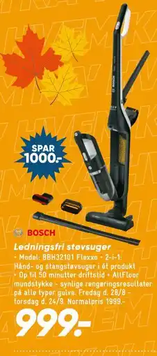 Bilka Ledningsfri støvsuger tilbud