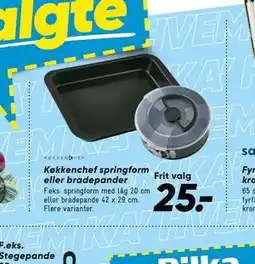 Bilka Køkkenchef springform eller bradepander tilbud