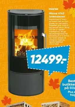 Bilka Morsø 4143 brændeovn tilbud