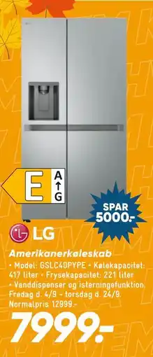 Bilka Amerikanerkøleskab tilbud