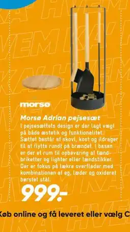 Bilka Morsø Adrian pejsesæt tilbud