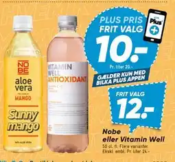 Bilka Nobe eller Vitamin Well tilbud