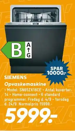 Bilka Opvaskemaskine tilbud