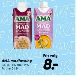 Bilka AMA madlavning tilbud