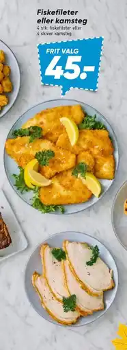 Bilka Fiskefileter eller kamsteg tilbud