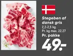 Bilka Stegeben af dansk gris tilbud