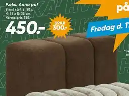 Bilka Anna puf tilbud