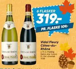 Bilka Vidal Fleury Côtes-du-Rhône tilbud