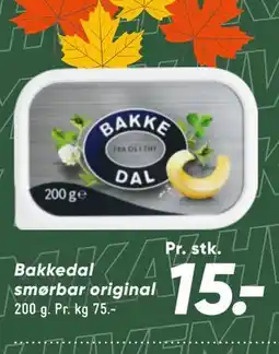 Bilka Bakkedal smørbar original tilbud
