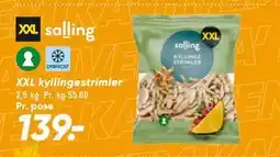 Bilka XXL kyllingestrimler tilbud