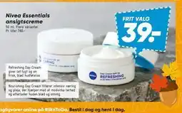 Bilka Nivea Essentials ansigtscreme tilbud