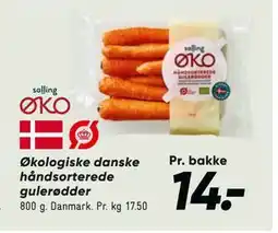 Bilka Økologiske danske håndsorterede gulerødder tilbud