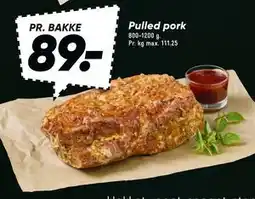 Bilka Pulled pork tilbud