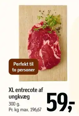Føtex XL entrecote af ungkvæg tilbud