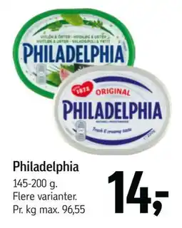 Føtex Philadelphia tilbud
