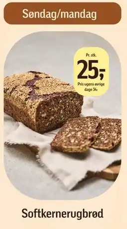 Føtex Softkernerugbrød tilbud