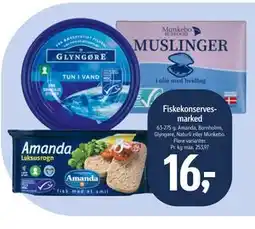 Føtex Fiskekonserves-marked tilbud