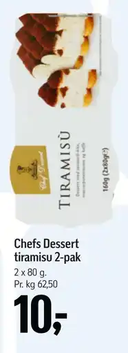 Føtex Chefs Dessert tiramisu 2-pak tilbud
