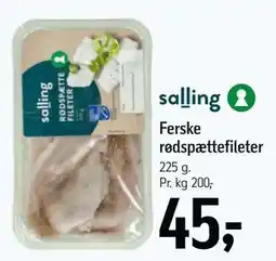 Føtex Ferske rødspættefileter tilbud