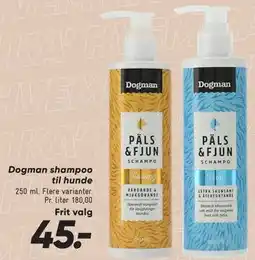Bilka Dogman shampoo til hunde tilbud