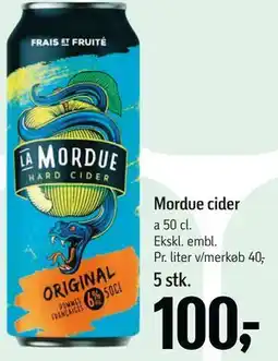 Føtex Mordue cider tilbud