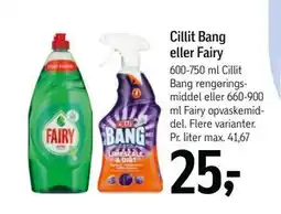 Føtex Cillit Bang eller Fairy tilbud