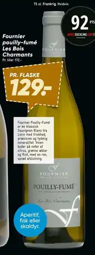 Bilka Fournier pouilly-fumé Les Bois Charmants tilbud