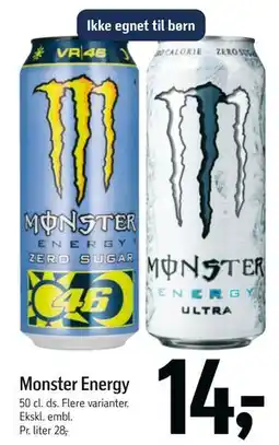 Føtex Monster Energy tilbud
