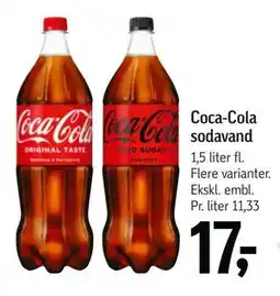 Føtex Coca-Cola sodavand tilbud