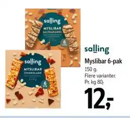 Føtex Myslibar 6-pak tilbud