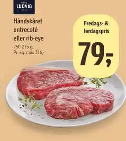 Føtex Håndskåret entrecoté eller rib-eye tilbud