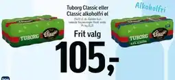 Føtex Tuborg Classic eller Classic alkoholfri øl tilbud