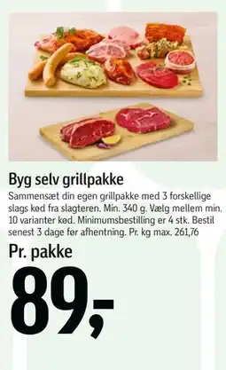 Føtex Byg selv grillpakke tilbud
