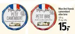Føtex Mon Ami fransk camembert eller brie tilbud