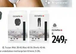 Føtex OLYMPIA Uld undertrøje eller underbukser med lange ben til herre tilbud