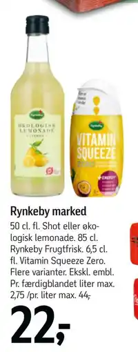 Føtex Rynkeby marked tilbud