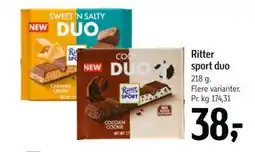 Føtex Ritter sport duo tilbud
