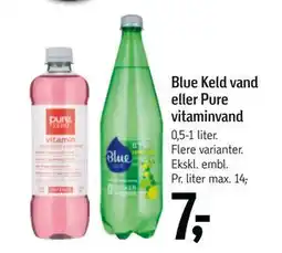 Føtex Blue Keld vand eller Pure vitaminvand tilbud
