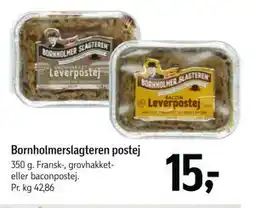 Føtex Bornholmerslagteren postej tilbud