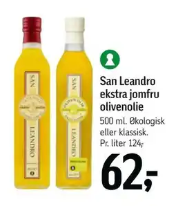 Føtex San Leandro ekstra jomfru olivenolie tilbud