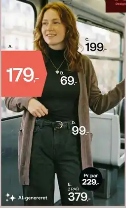 Føtex Rullekravebluse tilbud