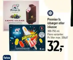 Føtex Premier Is isbæger eller iskasse tilbud