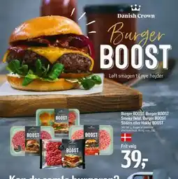 Føtex Burger BOOST, Burger BOOST Smoky Twist, Burger BOOST Sliders eller Hakke BOOST tilbud