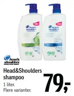 Føtex Head&Shoulders shampoo tilbud