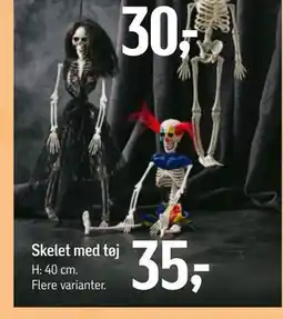 Føtex Skelet med tøj tilbud