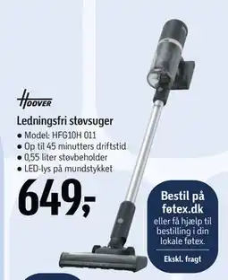 Føtex Ledningsfri støvsuger tilbud